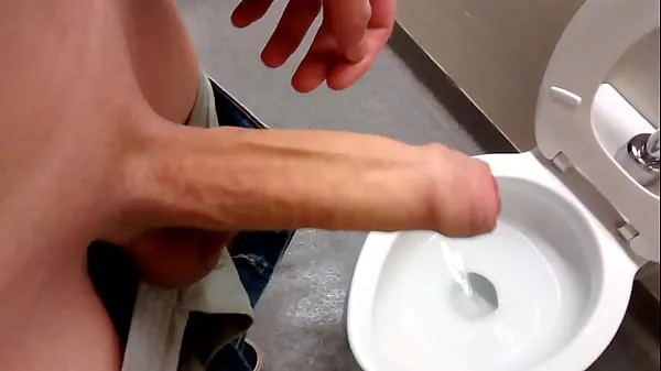 HD Foreskin in Public Washroom mega Clips