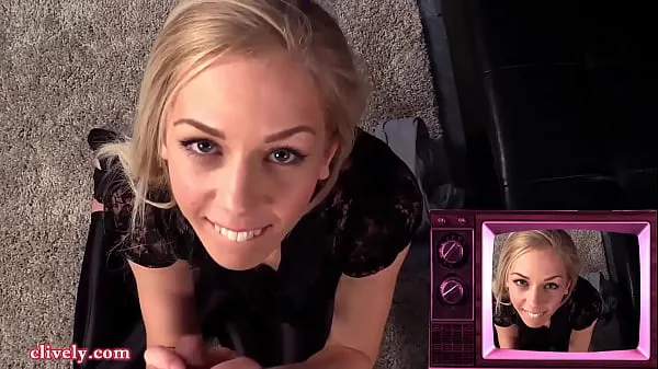HD Удивительный минет от блондинки-любительницы спермы в любительском видео мегаклипы