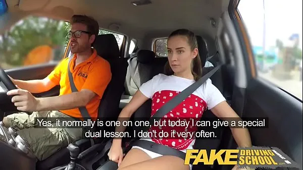 HD Fake Driving School Horny learners dirty secret suck and fuck session مقاطع ميجا