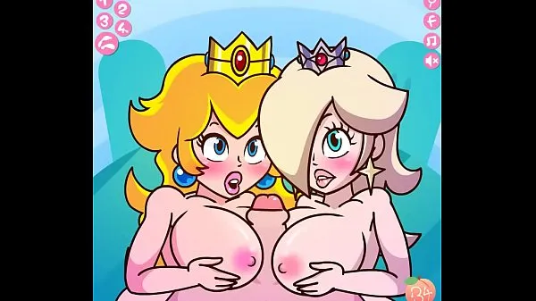 HD Princess Peach and Rosalina Titjob mega Clips