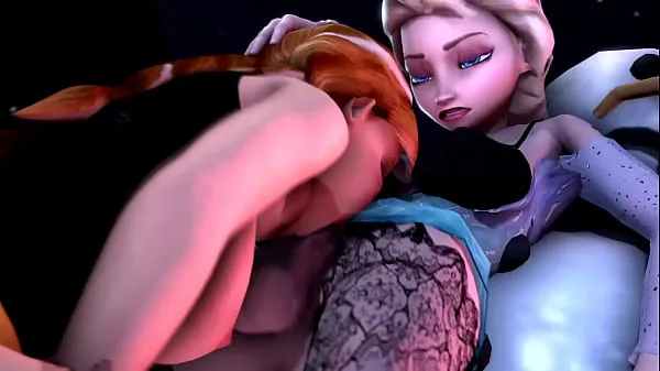 HD Anna Blows Elsa mega Clips