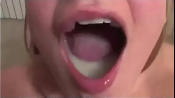 HD Cum In Mouth Swallow clip lớn