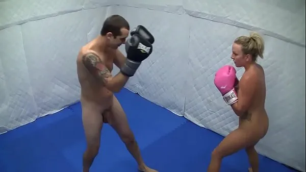 HD Dre Hazel defeats guy in competitive nude boxing match 메가 클립
