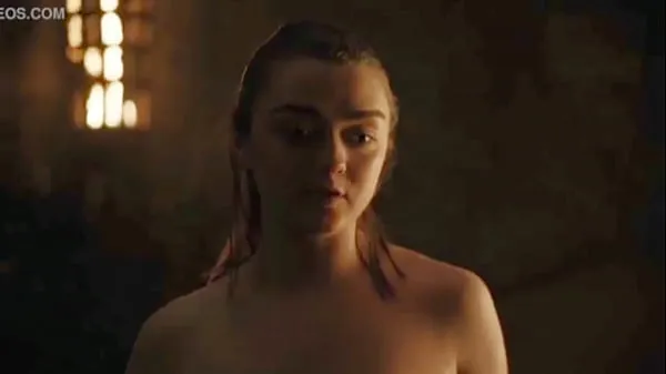 HD Maisie Williams/Arya Stark Hot Scene-Game Of Thrones klip besar