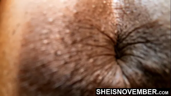 HD My Closeup Brown Booty Sphincter Fetish Tiny Hot Ebony Whore Sheisnovember Asshole In Slow Motion On Her Knees, Big Ass Up And Shaved Pussy Spread, Sexy Big Butt Winking Tight Butthole While Old Man Spread Her Bootyhole Apart On Msnovember mega Clips