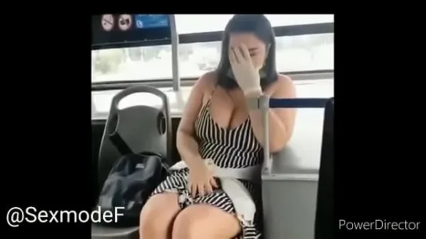 HD Busty on bus squirt megaclips