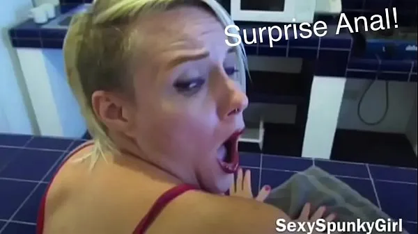 HD Anal Surprise While She Cleans The Kitchen: I Fuck Her Ass With No Warning mega Clips