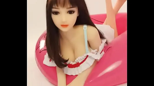 HD 158 cm sex doll (Lila klip besar