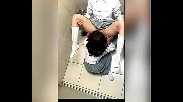 HD Two Lesbian Students Fucking in the School Bathroom! Pussy Licking Between School Friends! Real Amateur Sex! Cute Hot Latinas mega Clips