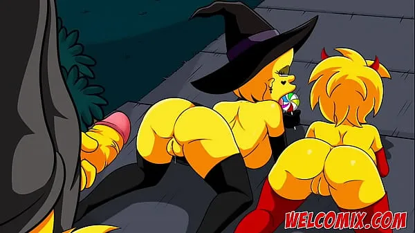 HD Halloween night with sex - The Simptoons mega posnetki