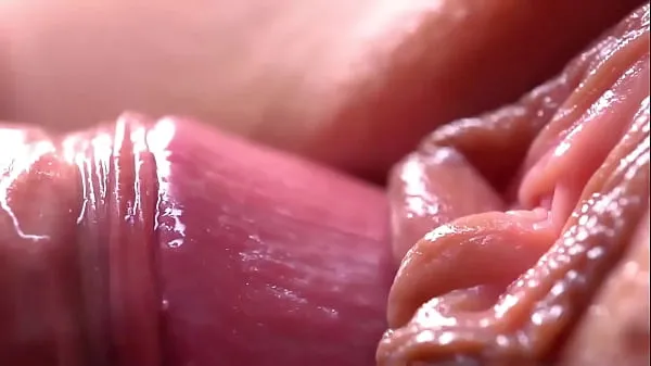 HD Extremily close-up pussyfucking. Macro Creampie mega Clips