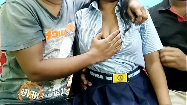 HD Two boys fuck college girl|Hindi Clear Voice mega Clips