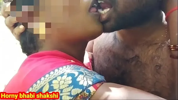 HD Desi horny girl was going to the forest and then calling her friend kissing and fucking mega Clips