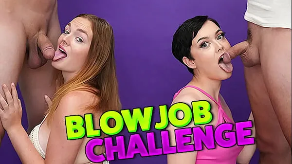 HD Blow Job Challenge - Who can cum first mega Clips