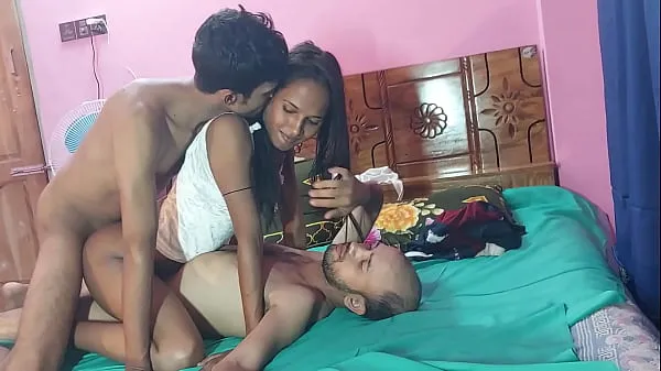 HD Amateur slut suck and fuck Two cock with cumshot, 3some deshi sex ,,, Hanif and Popy khatun and Manik Mia میگا کلپس