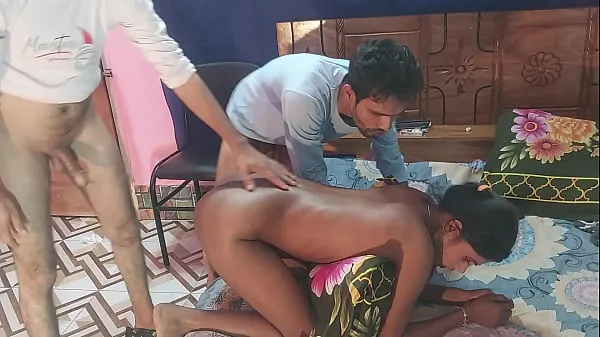 HD First time sex desi girlfriend Threesome Bengali Fucks Two Guys and one girl , Hanif pk and Sumona and Manik mega Clips