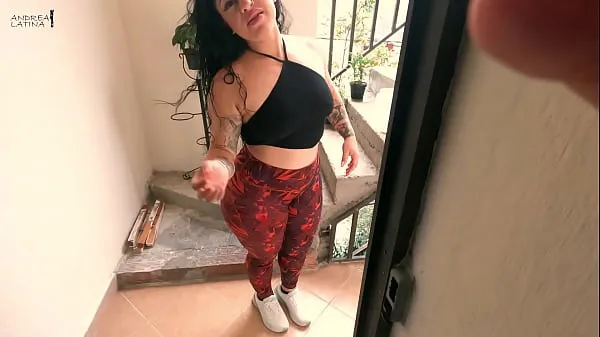 HD I fuck my horny neighbor when she is going to water her plants mega klipek