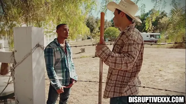 HD Black and white cowboys sneak out for gay sex at conversion camp | Andrew Miller & Jimmy West mega Clips