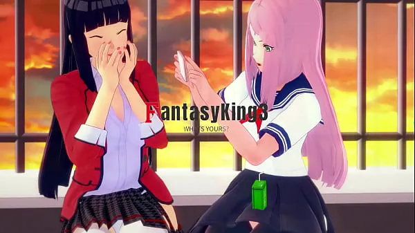HD Hinata Hyuga and Sakura Haruno love triangle | Hinata is my girl but sakura get jealous | Naruto Shippuden | Free mega klipek